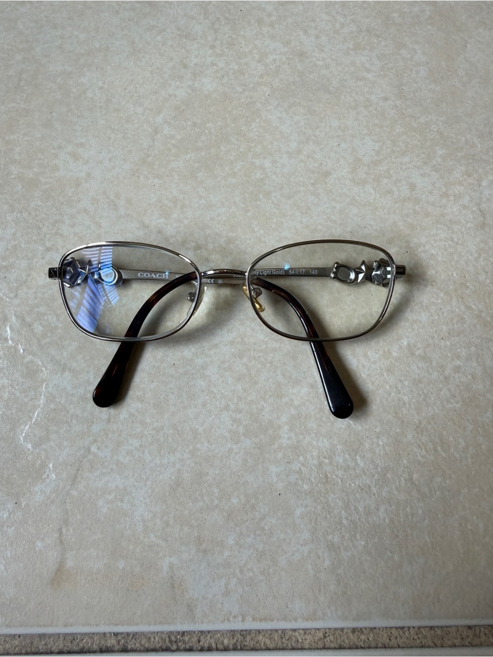 Eyeglasses Coach HC 5118 B 9356 Shiny Light Gold